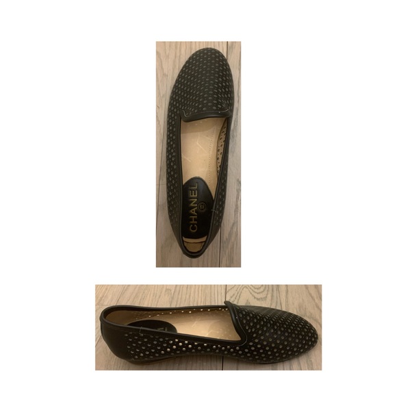 Chanel Flats Perforated Leather - Picture 2 of 3